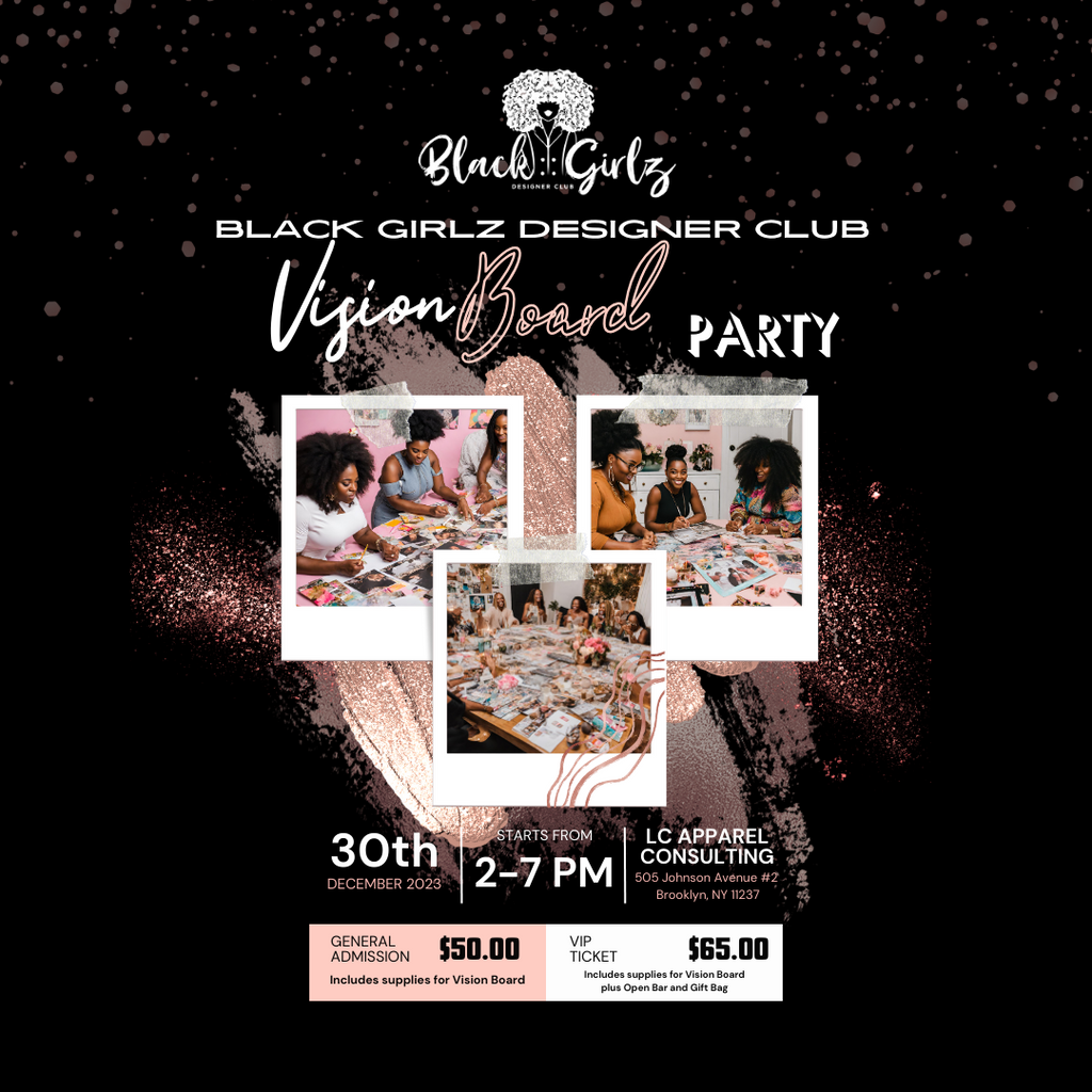 Black Girlz Designer Club Vision Board Party