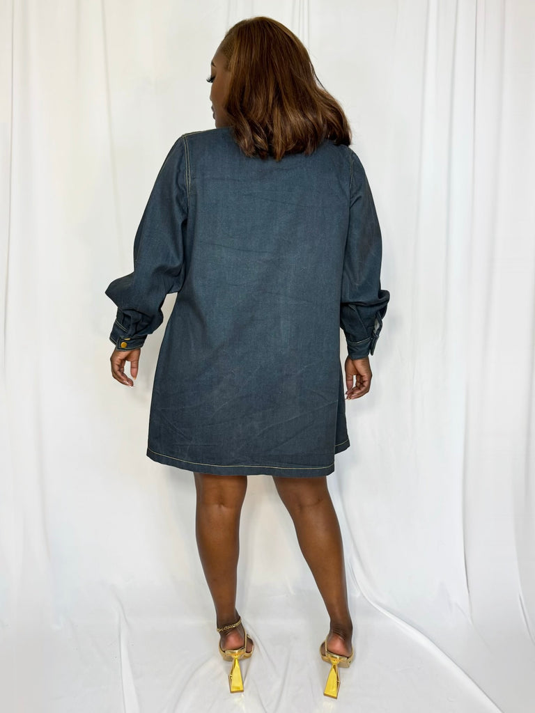jenna shirt dress Jenna Shirt Dress Striped / S