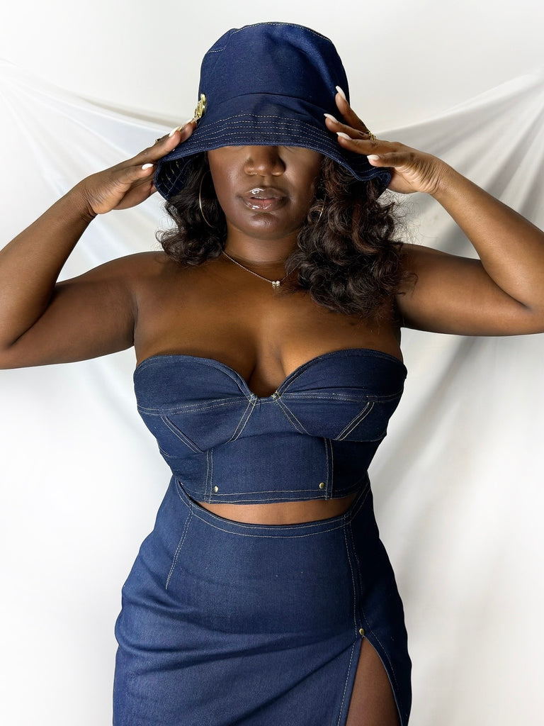 denim dress jet Alembika Ceci Swing Dress, Jet Denim Jet / 1 (US 6-8)