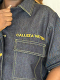 Jean Cropped Shacket