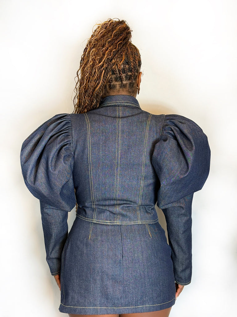 denim dress jet Alembika Ceci Swing Dress, Jet Denim Jet / 1 (US 6-8)