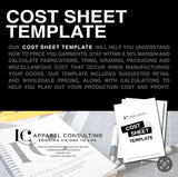 LC Cost Sheet Template